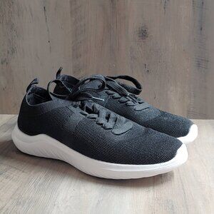 Clarks Cloudsteppers Cushion Soft Black Glitter Sneakers Shoes 8.5